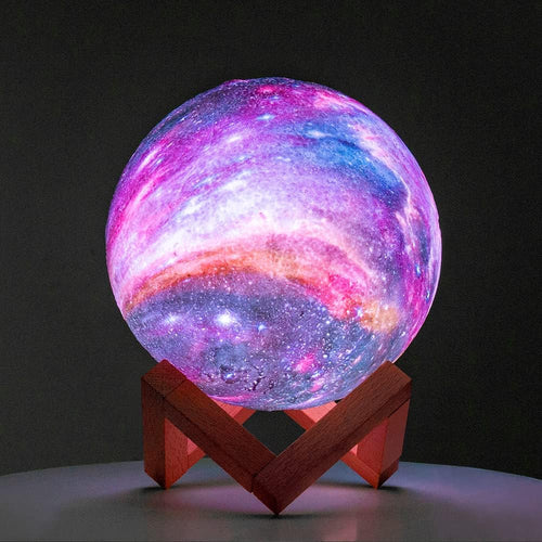 Moon Lamp Galaxy Lamp 5.9 inch 16 Colors LED 3D Moon Light