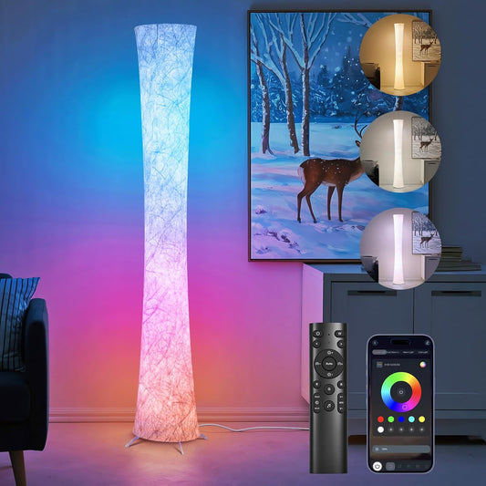 Smart RGB LED Corner Lamp with Music Sync and 16 Million DIY Colors