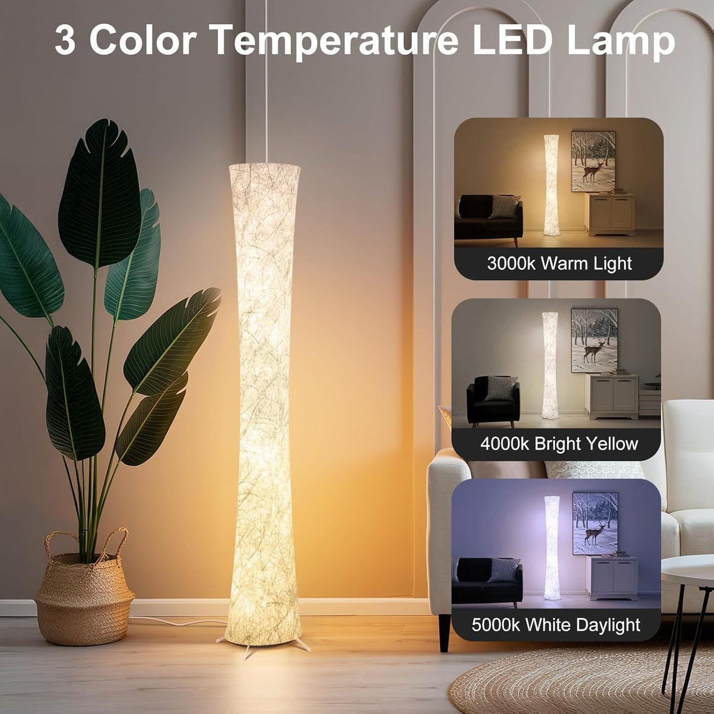Smart RGB LED Corner Lamp with Music Sync and 16 Million DIY Colors