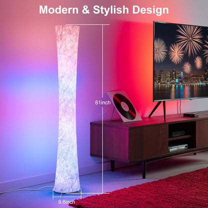 Smart RGB LED Corner Lamp with Music Sync and 16 Million DIY Colors