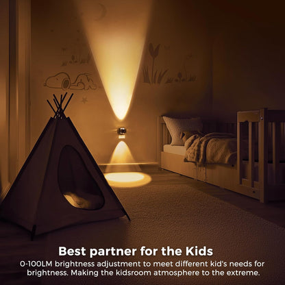 Night Light Projector, Night Lights Plug into Wall, Dusk to Dawn Sensor, 180°Rotating Nightlight for Kids